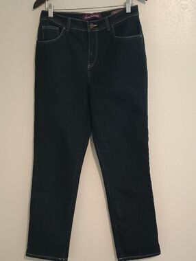 Gloria Vanderbilt Indigo Straight-Leg Jeans Amanda like new sz 8